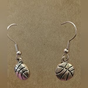Basketball Dangle Earrings